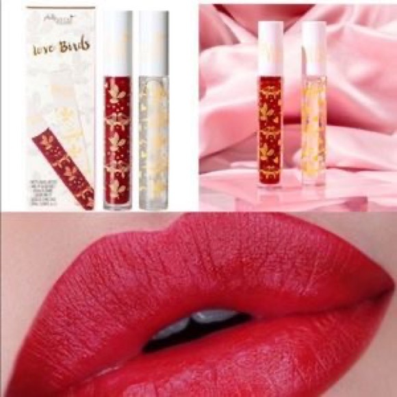 Pretty Vulgar Love Birds Lip duo. Matte liquid lipstick and clear gloss - Picture 8 of 8